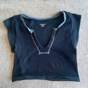 Out From Under Urban Outfitters top (black)